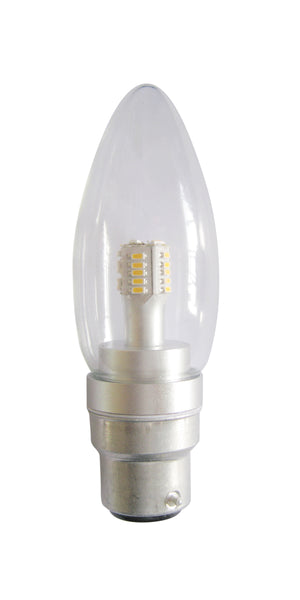 Candle LED Clear Diffuser Globes (4W)