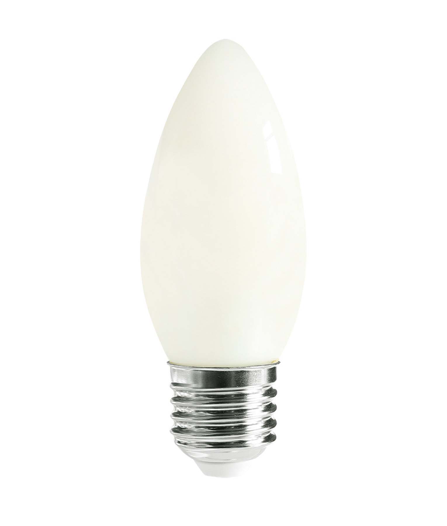 Candle LED Filament Dimmable Frosted Diffuser Globes (4W)
