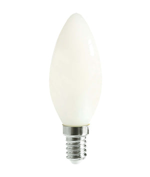 Candle LED Filament Dimmable Frosted Diffuser Globes (4W)