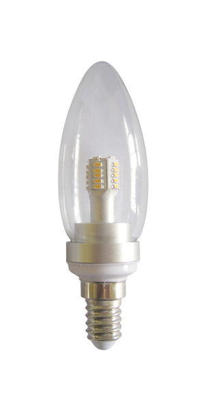 Candle LED Clear Diffuser Globes (4W)