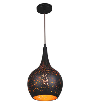 Modern Bohemian Rustic Embossed Bell Shape Pendant Light