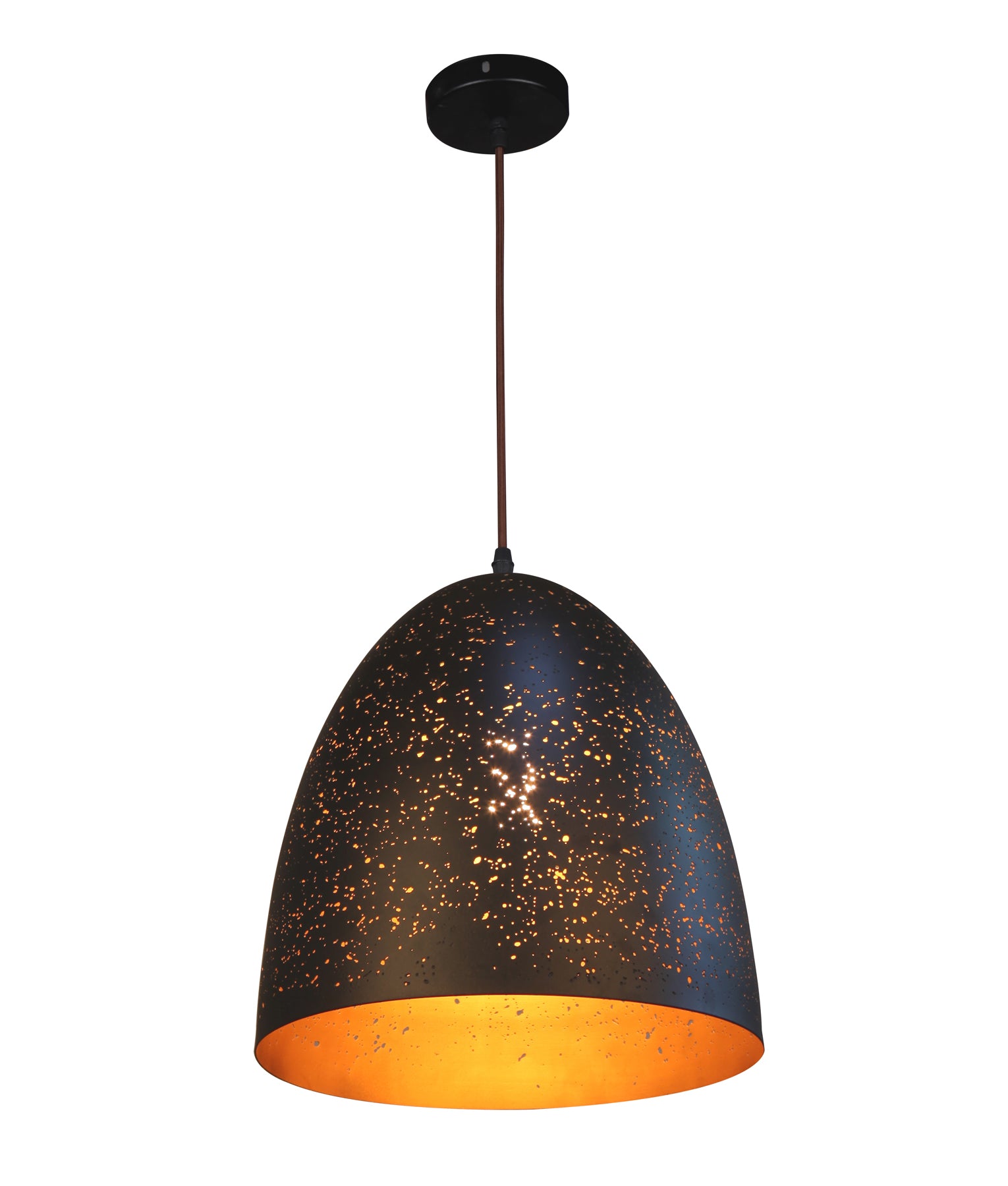 Modern Bohemian Rustic Ellipse Shape Pendant Light