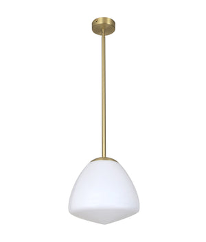 Classic Interior Tipped Small Dome Frosted Glass Pendant Lights