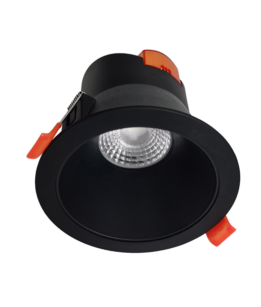 9W LED Tri-CCT Dimmable Low Glare Recessed Downlights IP20 Cut out: Ø85-90mm