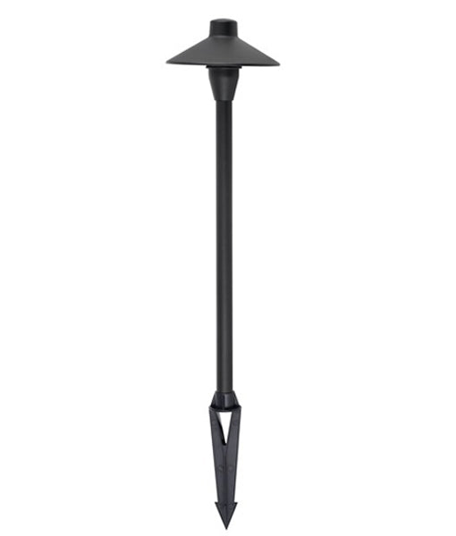 Exterior Coolie Rustic Brass / Matte Black Spike Lights IP54