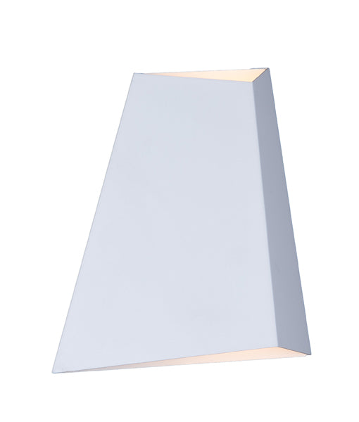 LED Interior Sand White Angled Up/Down Wall Light