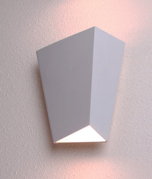 LED Interior Sand White Angled Up/Down Wall Light