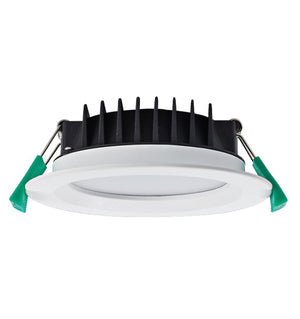 10W/12W LED TRI-CCT Dimmable Recessed White Fixed Downlights Cut out: Ø90mm