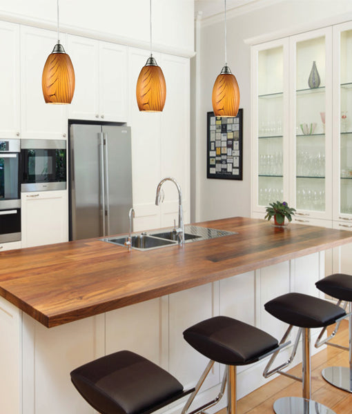 Traditional Bohemian Hand Blown Glass Pendant Lights