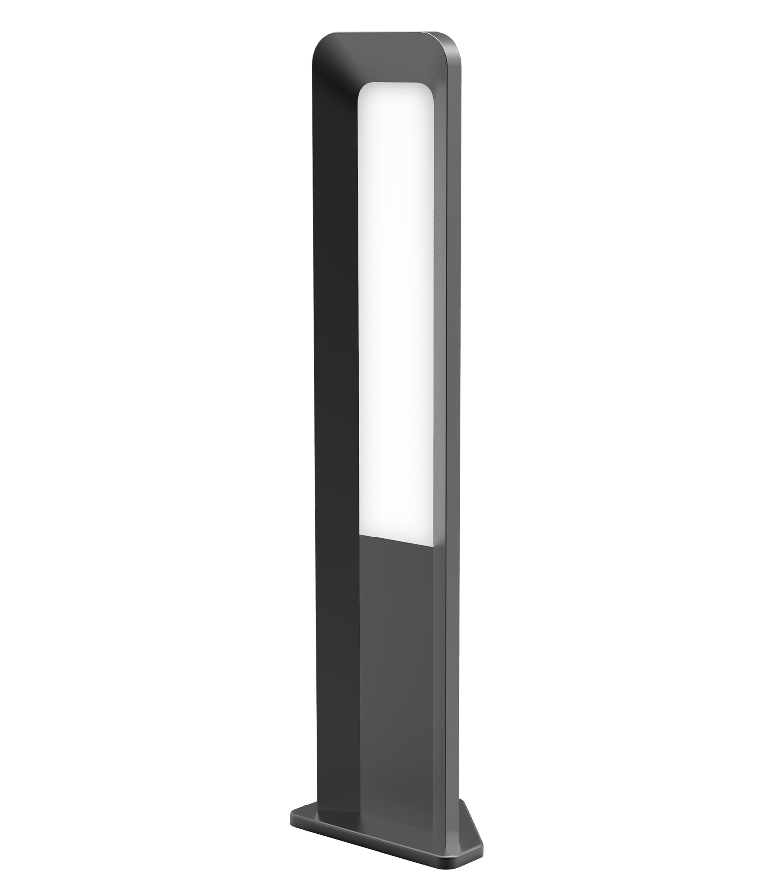 LED Garden Surface Mounted Dark Grey Bollard Lights IP54