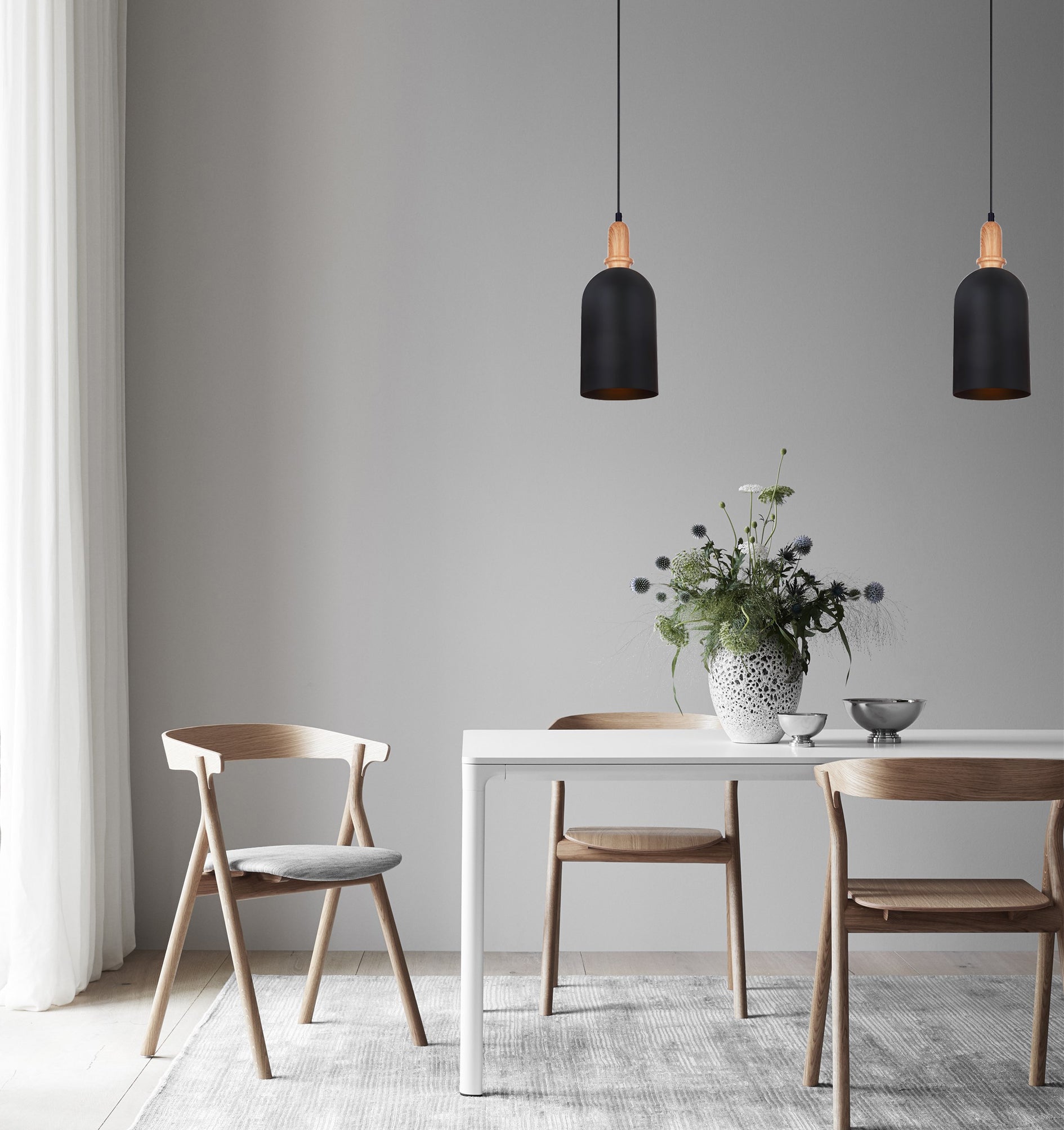 Modern Scandinavian Oblong Shape Pendant Lights