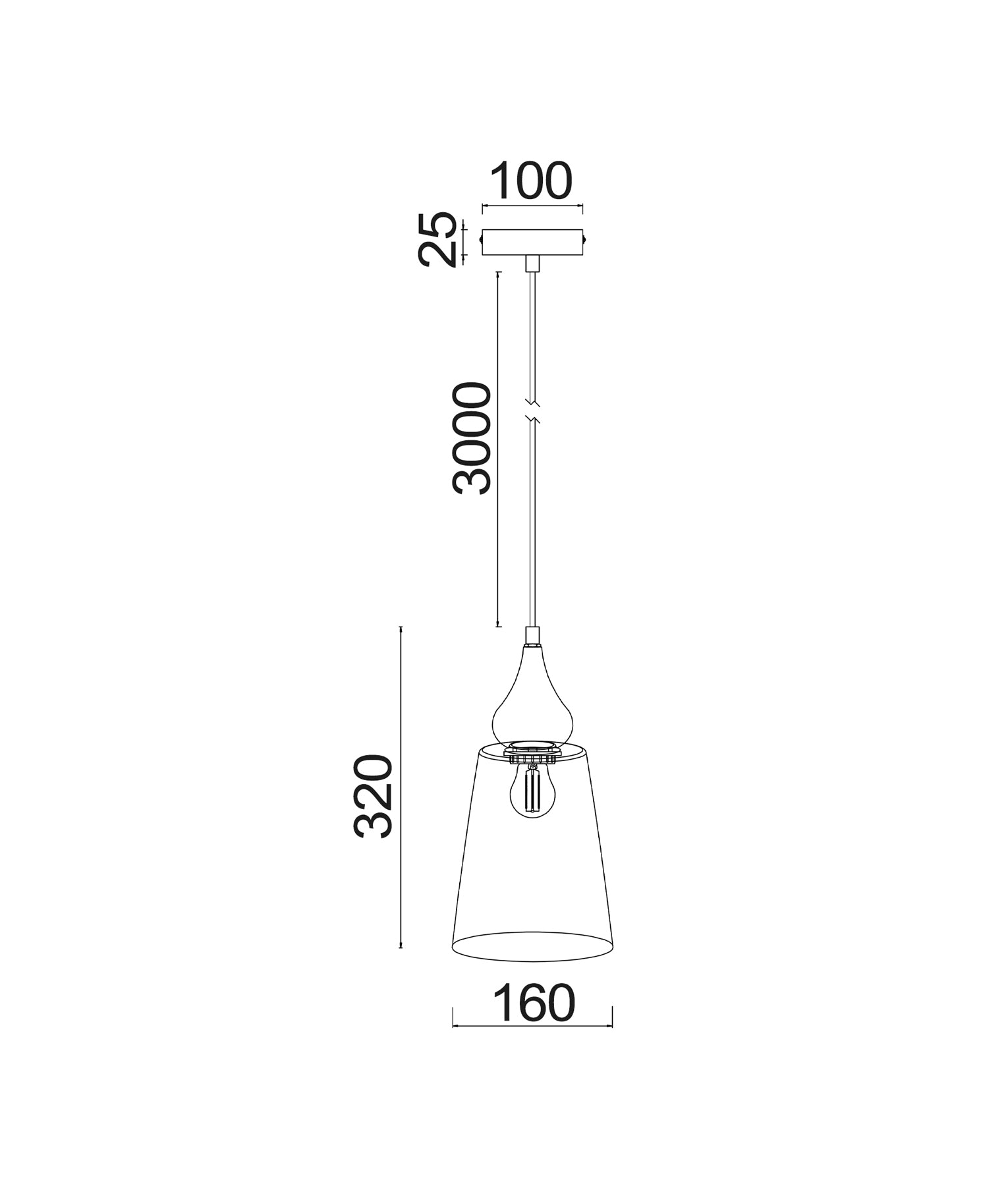 Modern Interior Ellipse Glass Flat Top with Metal Highlight Pendant Lights