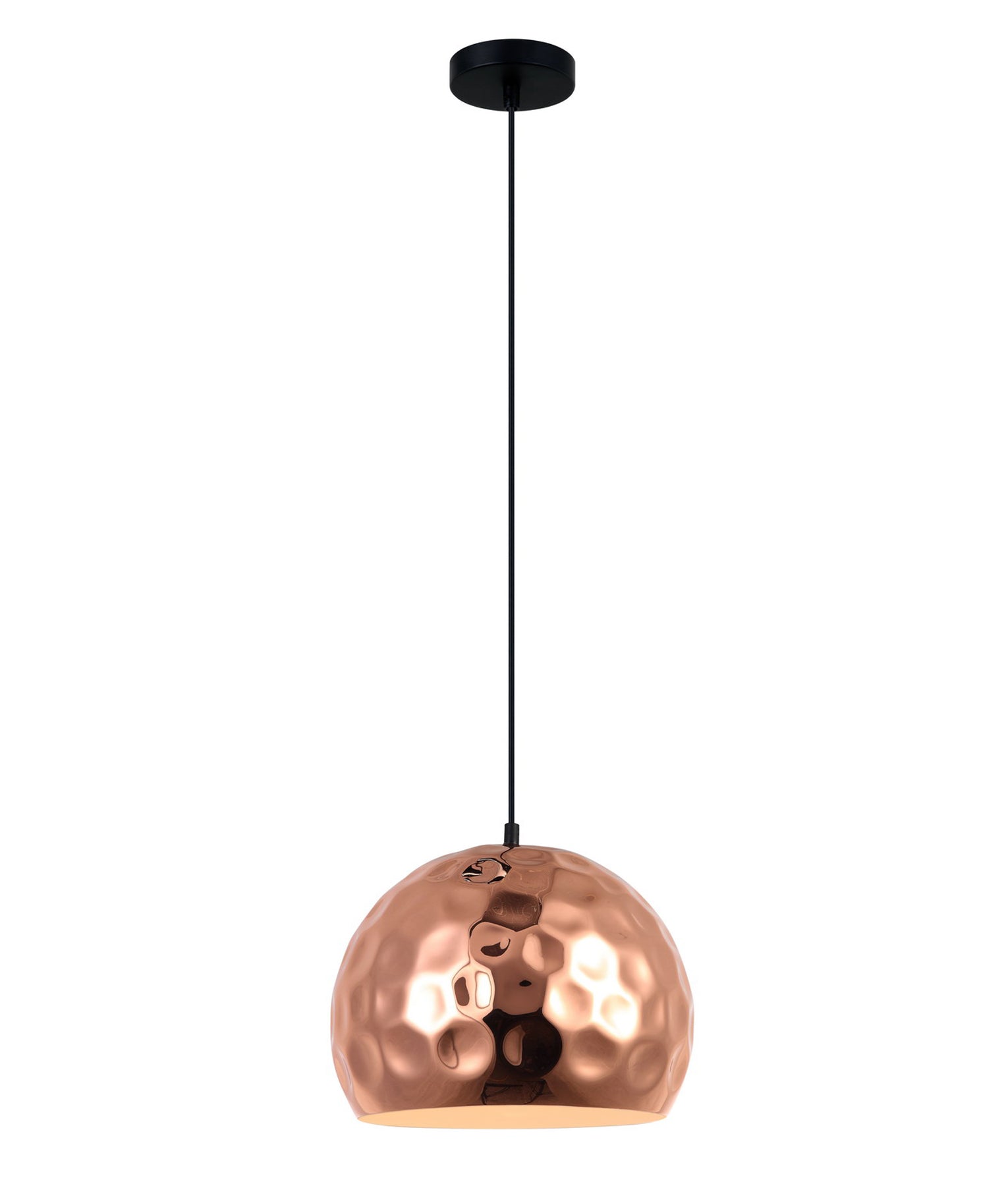 Modern Bohemian Copper Plated Wine Glass Shape Pendant Light