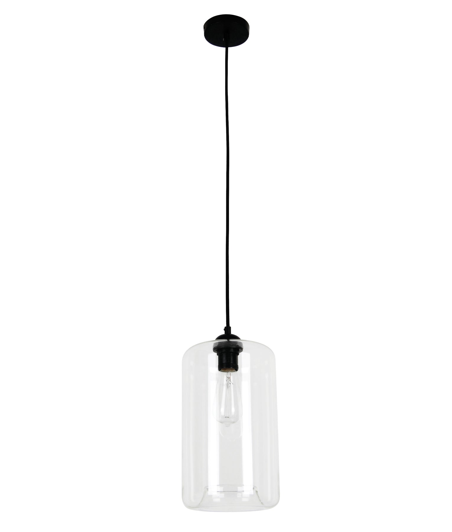 Modern Retro Oblong Glass Pendant Lights