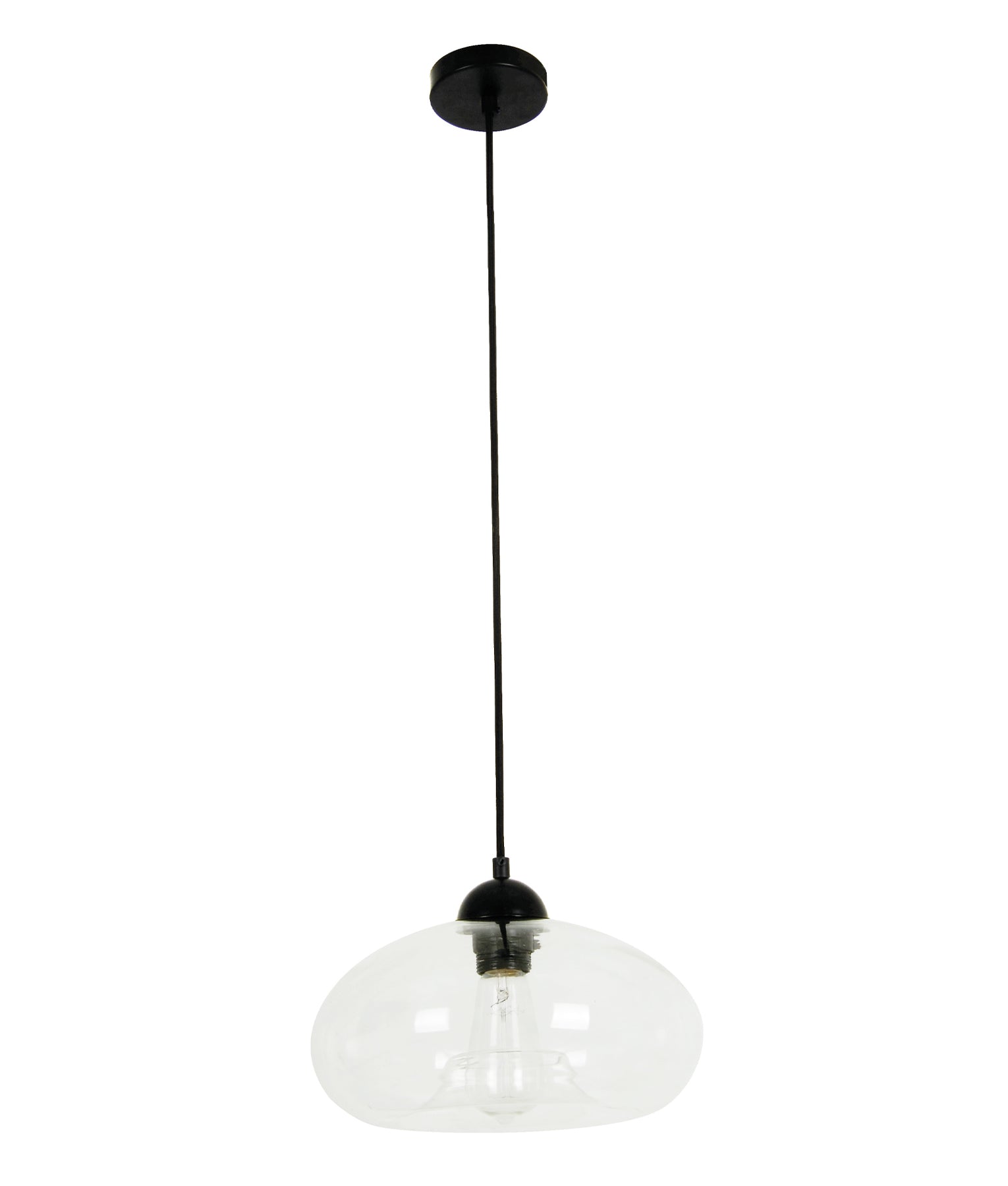 Modern Retro Oval Glass Pendant Lights