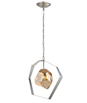 Modern Bohemian Style Stainless Steel with Silver Glass Pendant Light