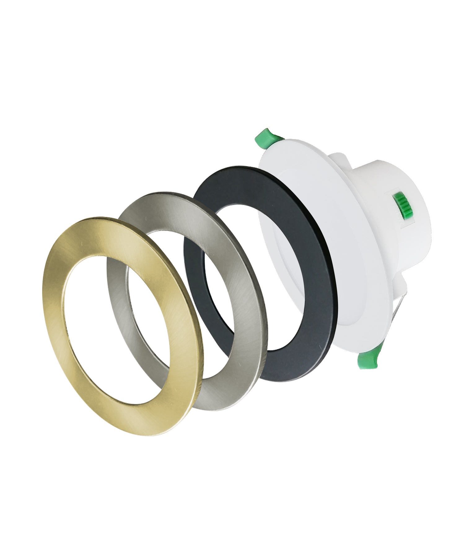 10W LED Dimmable Tri-CCT+Magnetic Changeable Faceplate Downlights Cut out: Ø90mm