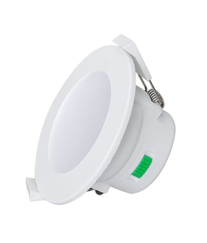 LED Dimmable Tri-CCT+Changeable Clip Faceplate Downlights Cut out: Ø70mm