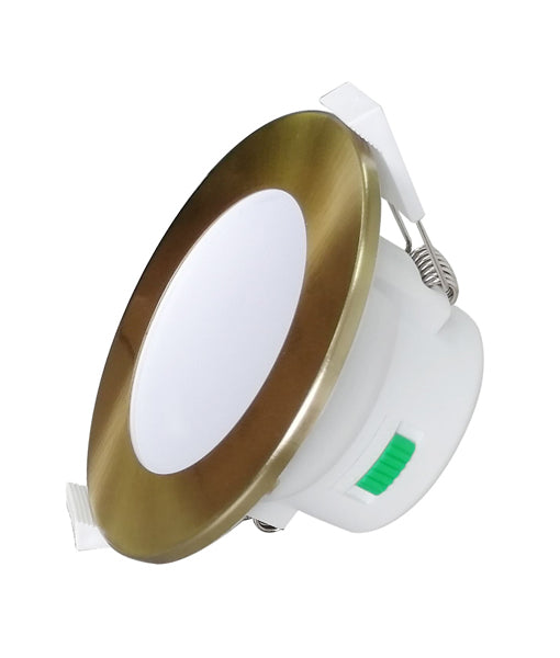 LED Dimmable Tri-CCT+Changeable Clip Faceplate Downlights Cut out: Ø70mm
