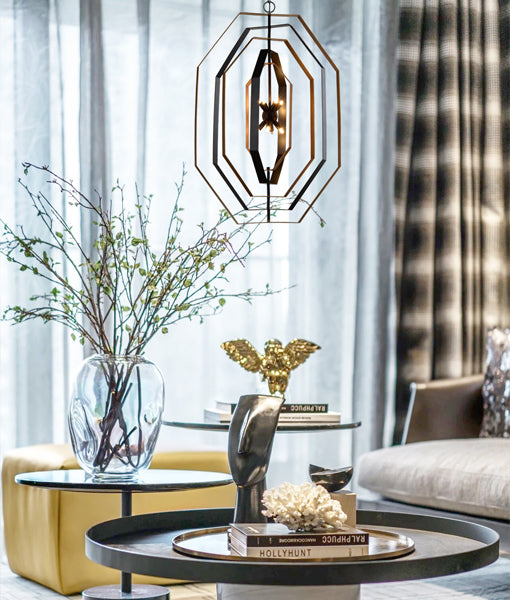 Modern Bohemian Oil Rubbed Bronze Pendant Light