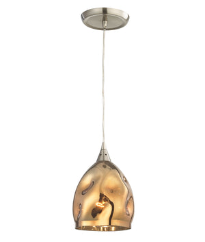 Modern Retro Abstract Chrome With Glass Ellipse Pendant Lights