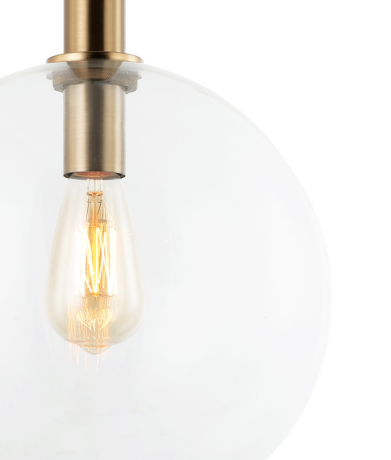 Interior Glass with Extended Bronze Highlight Pendant Lights