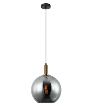 Interior Glass with Extended Bronze Highlight Pendant Lights