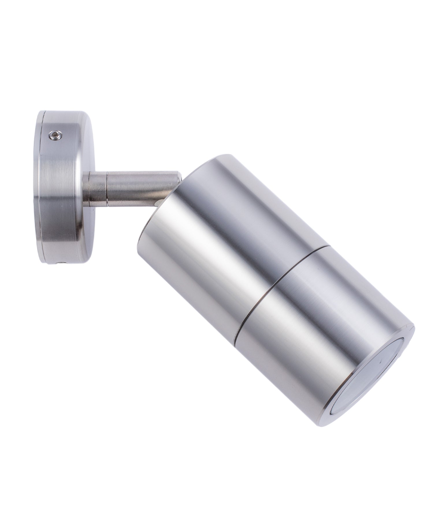 Exterior GU10 Single Adjustable Wall Pillar Spot Light (316 Stainless Steel) IP65
