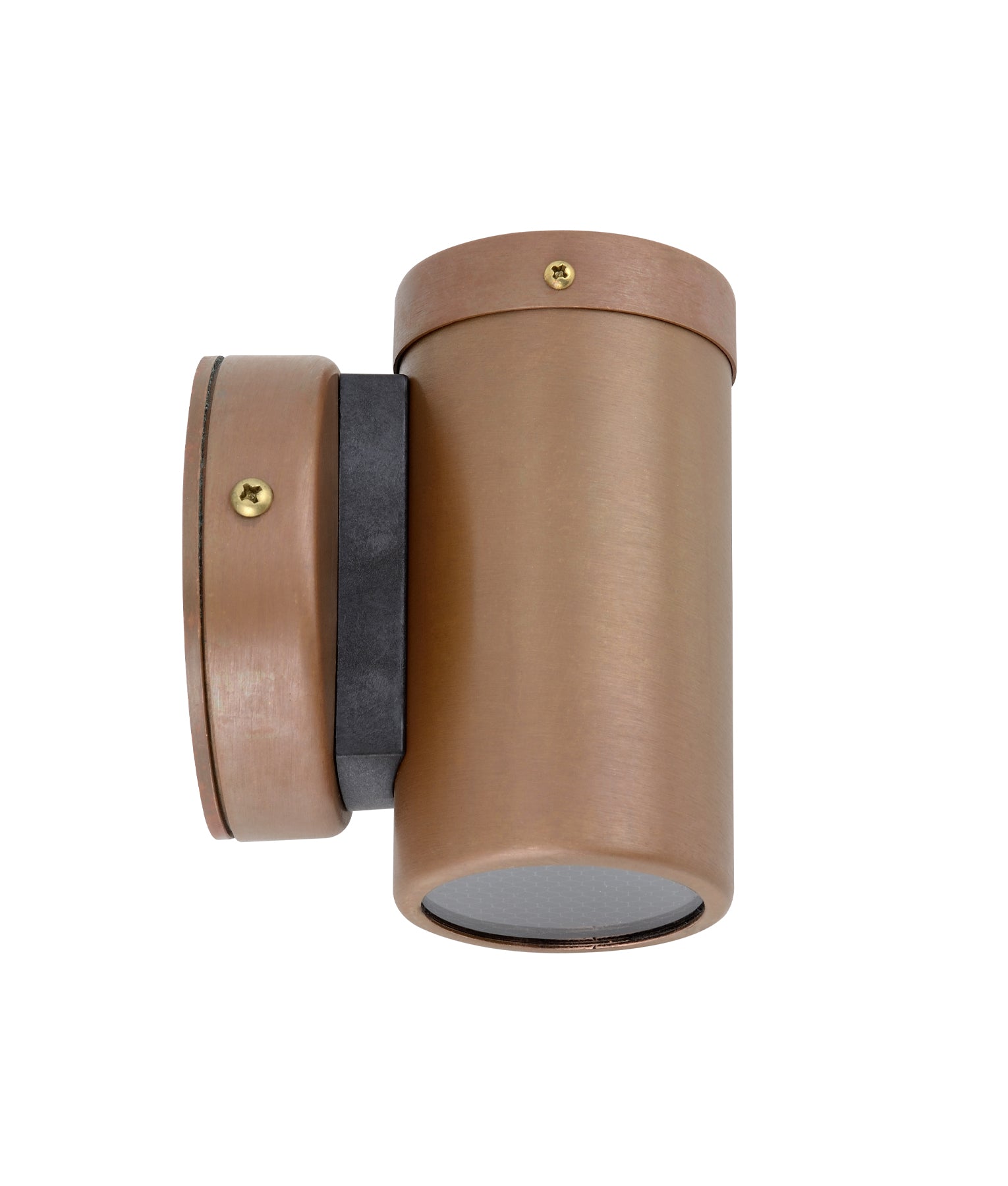 MR16 Exterior Single Fixed Down Pillar Light (Aged Copper) IP54