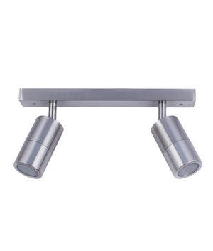 GU10 Adjustable Head Bar Ceiling Wall Pillar Spot Lights (Titanium Aluminium) IP44