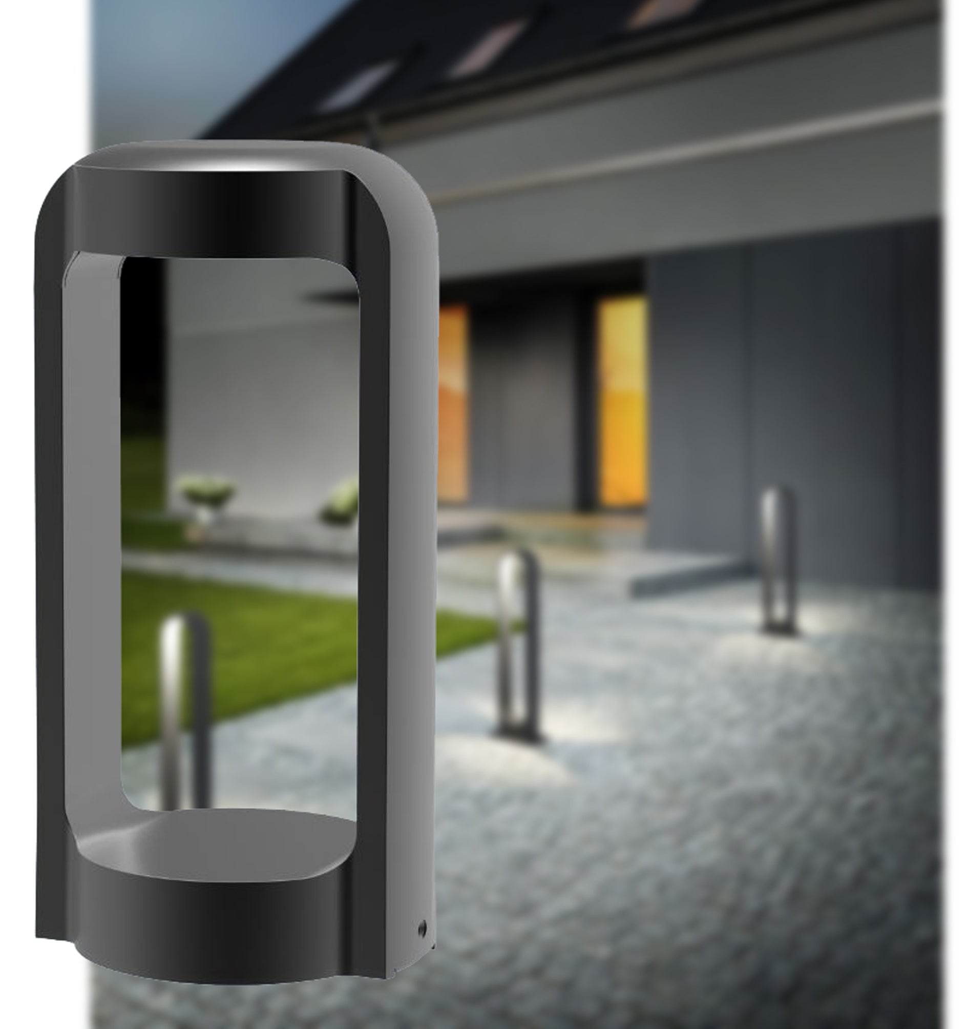 LED Garden Surface Mounted Bollard Lights IP65