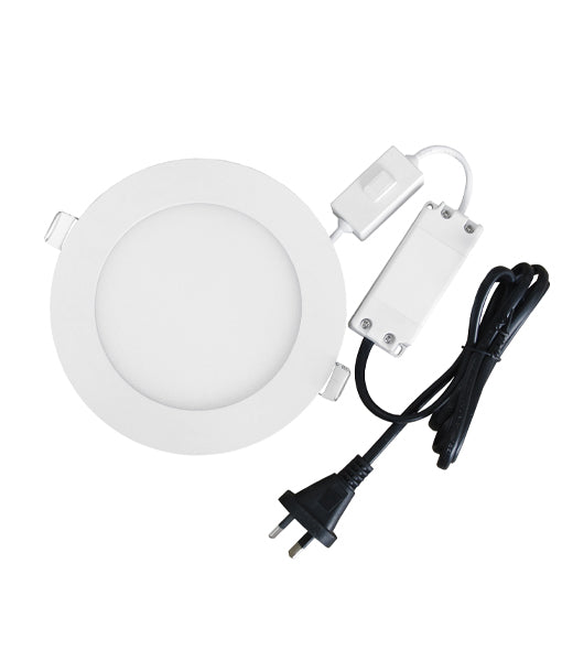 LED Dimmable Ultra Slim Tri-CCT Recessed Downlights (Round) Cutout: Ø135-205mm