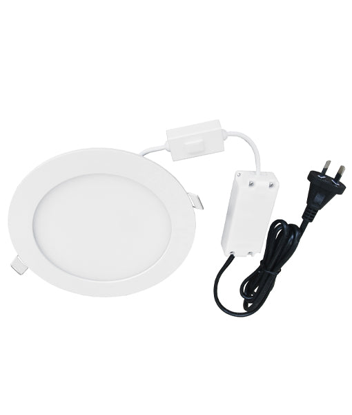 LED Dimmable Ultra Slim Tri-CCT Recessed Downlights (Round) Cutout: Ø135-205mm
