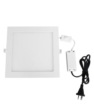 LED Dimmable Ultra Slim Tri-CCT Recessed Downlights (Square)