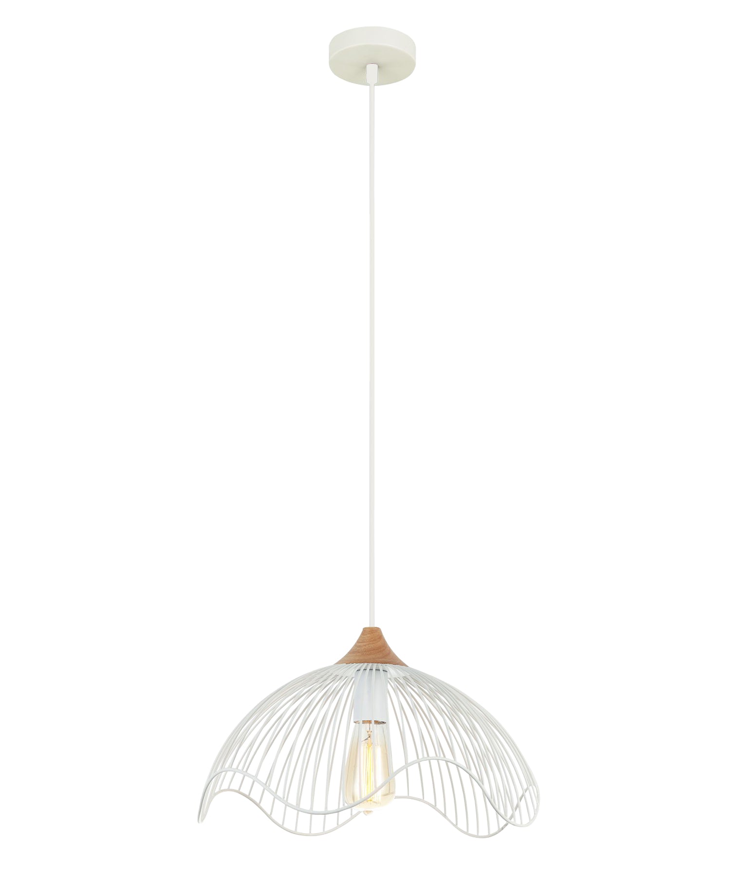 Modern Industrial Dome Shape & Wavy Edge Pendant Lights