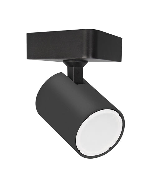 Interior GU10 1 Light Adjustable Square Base Surface Mounted Spot Lights