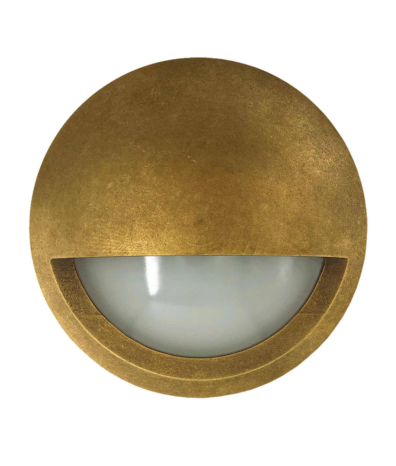 Exterior LED 12V/240V Antique Brass Eyelid/Round Step/Wall Lights IP65