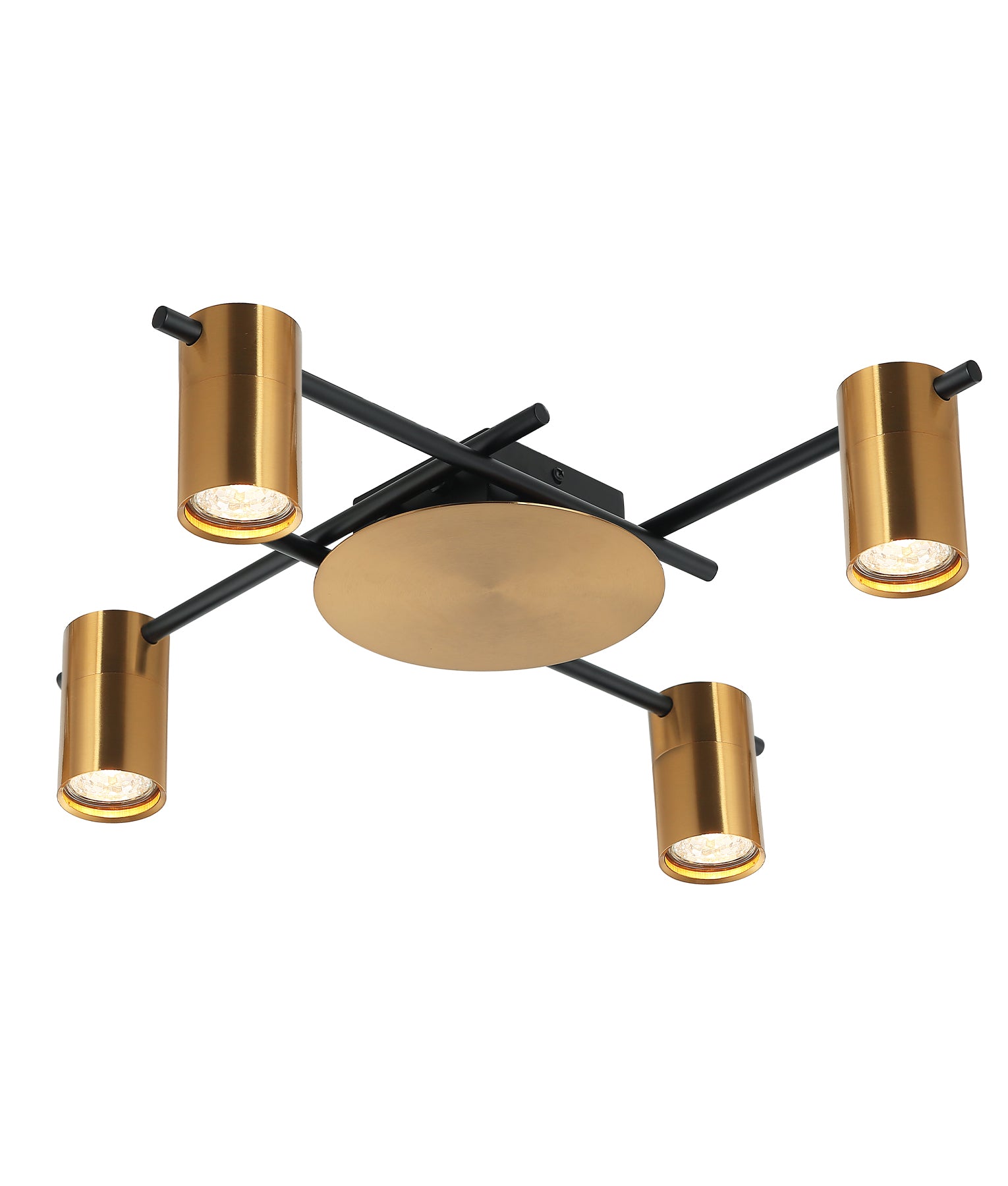Interior Spot Ceiling Lights 4 X Adjustable Heads IP20
