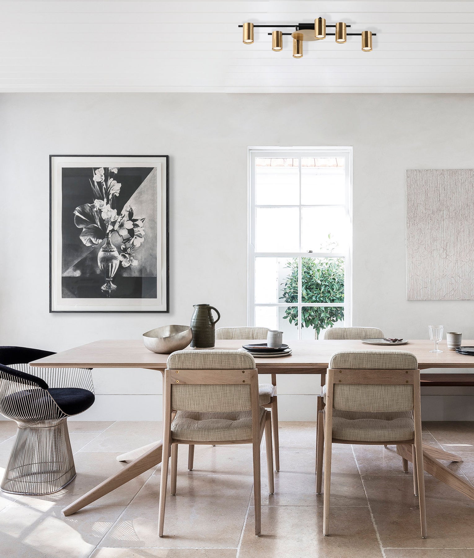 Interior Spot Ceiling Lights 6 X Adjustable Heads IP20