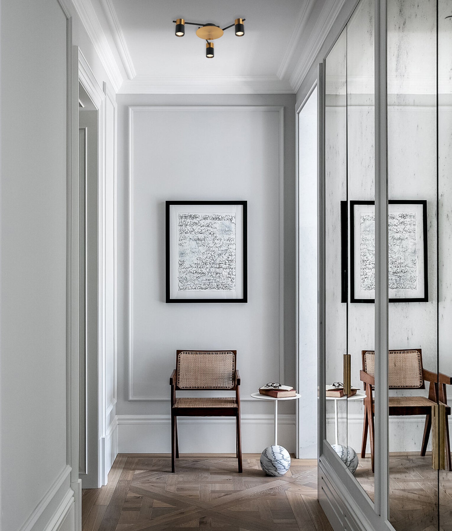 Interior Spot Ceiling Lights 3 X Adjustable Heads IP20