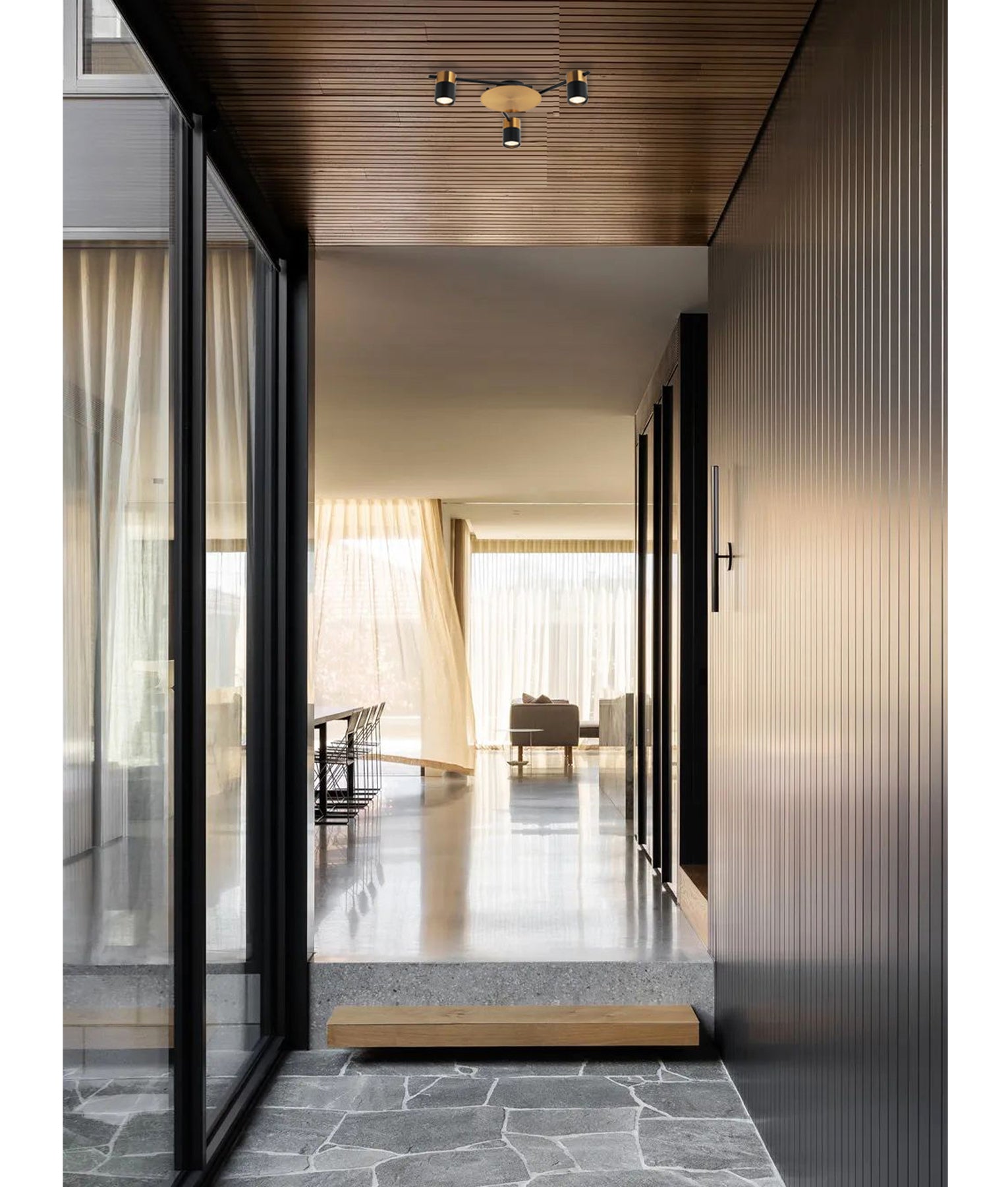 Interior Spot Ceiling Lights 3 X Adjustable Heads IP20