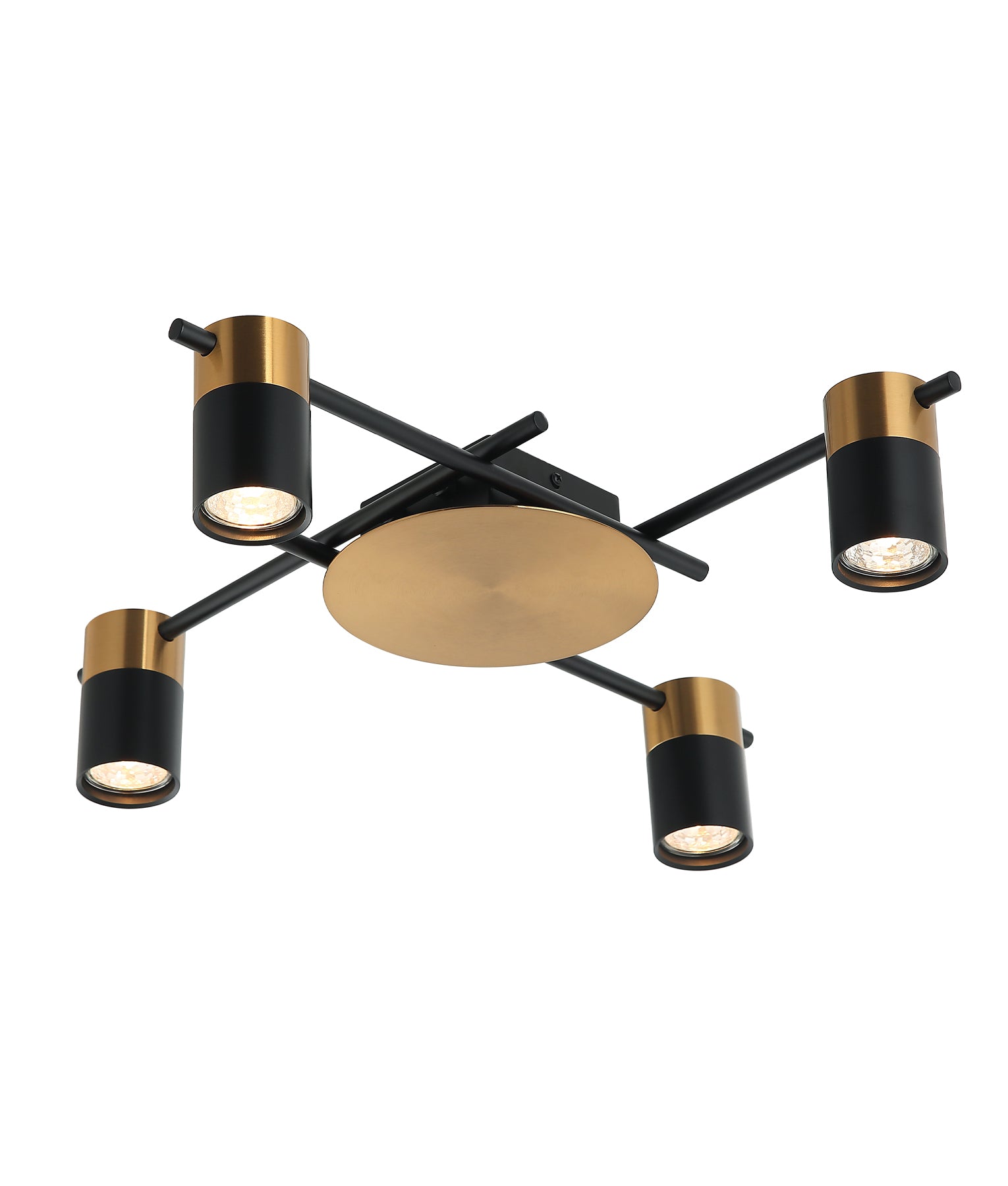 Interior Spot Ceiling Lights 4 X Adjustable Heads IP20