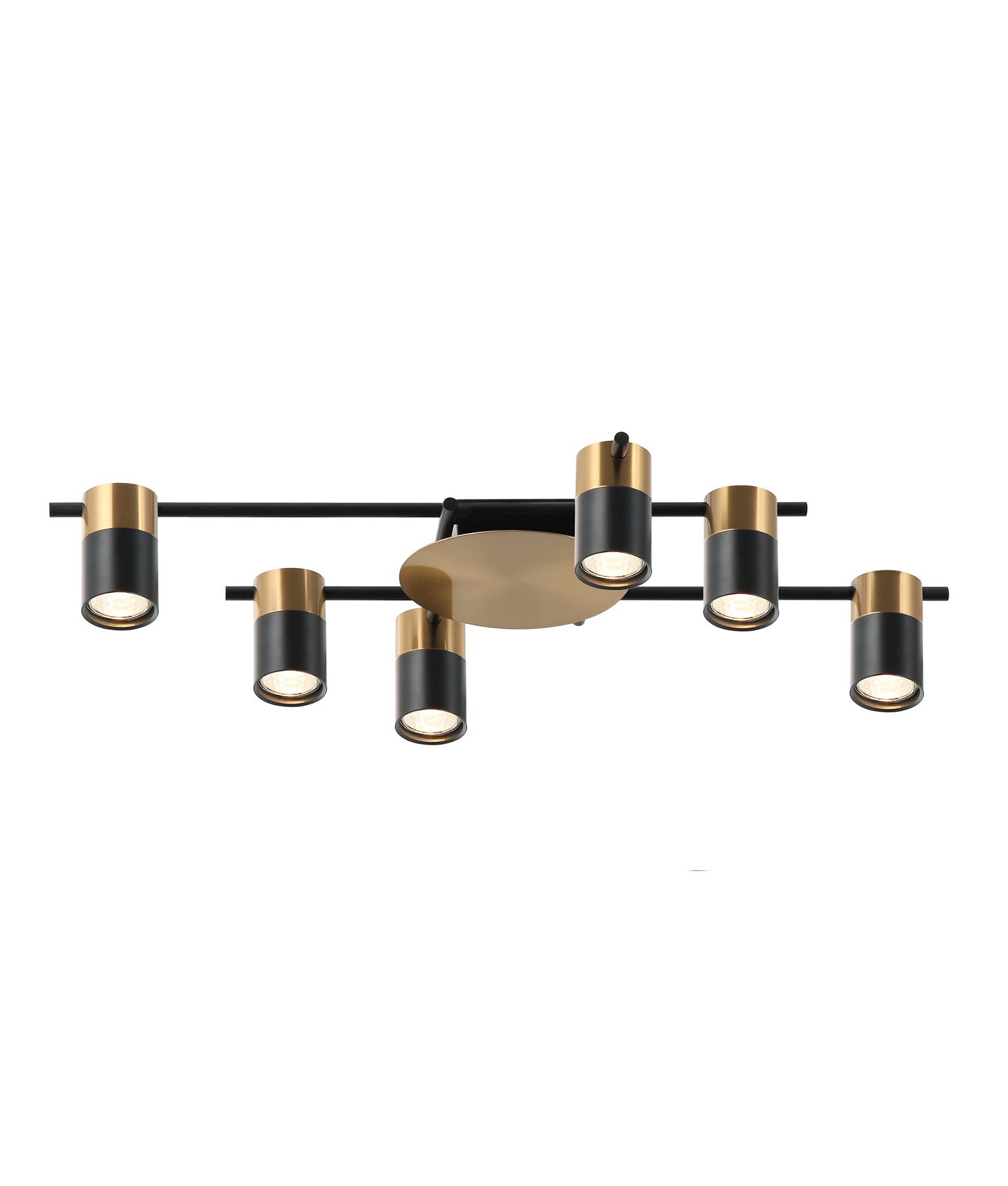 Interior Spot Ceiling Lights 6 X Adjustable Heads IP20