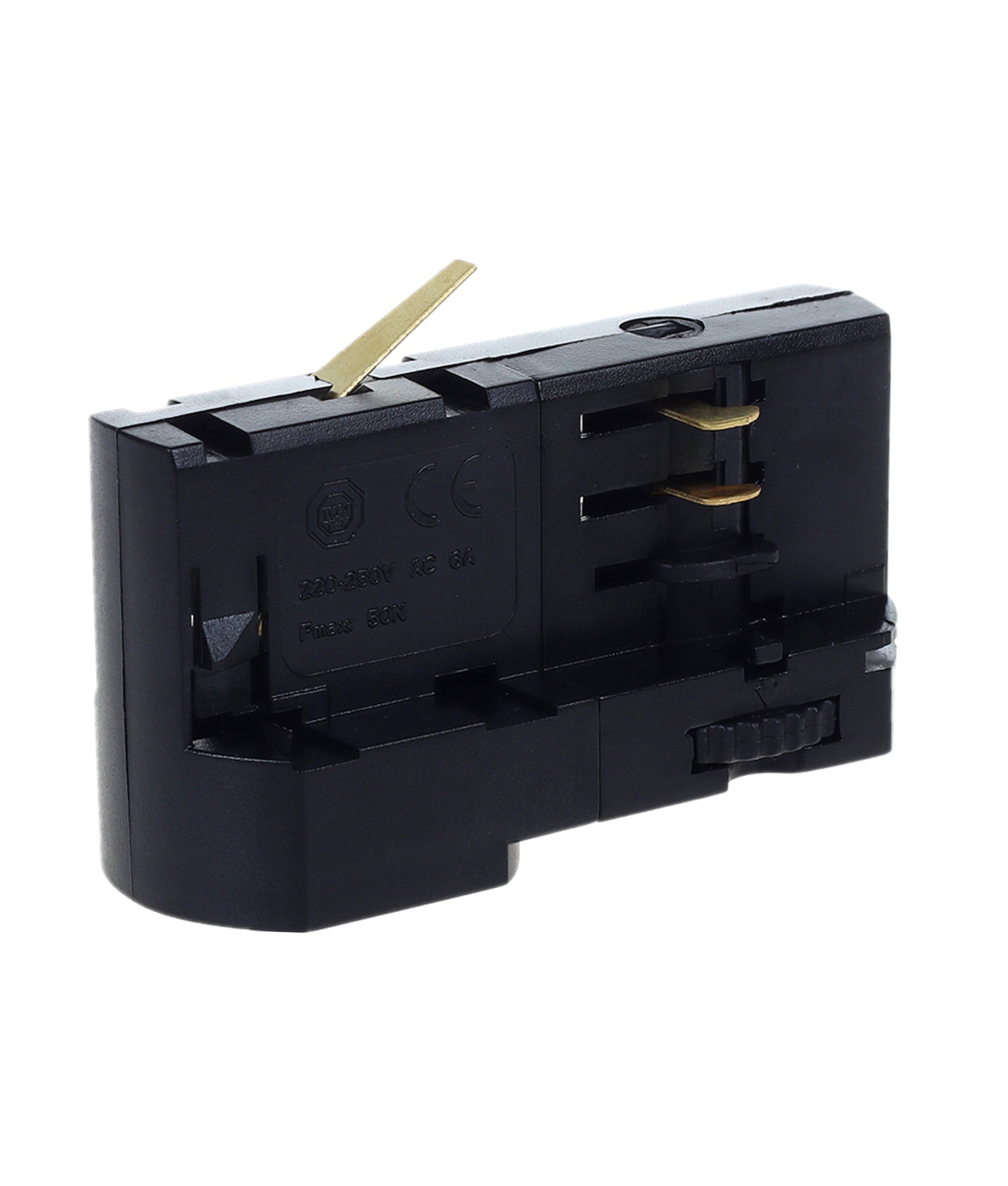 4 Wire 3 Circuit Track Pendant Light Adaptors (Black)