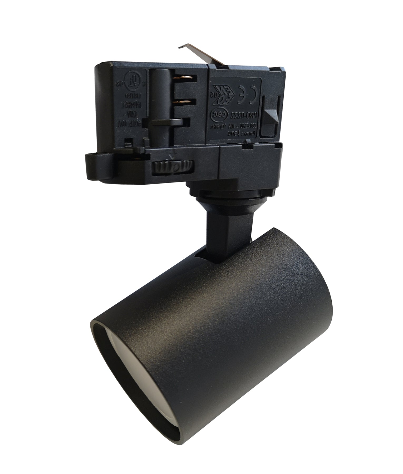 4 Wire 3 Circuit GU10 Universal Track Head Fittings (Black & White)