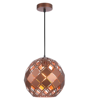 Modern Interior Embossed Tiled Iron Wine Glass Shape Large Pendant Lights