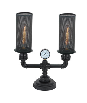 Industrial Aged Iron Decorative Table Lamp