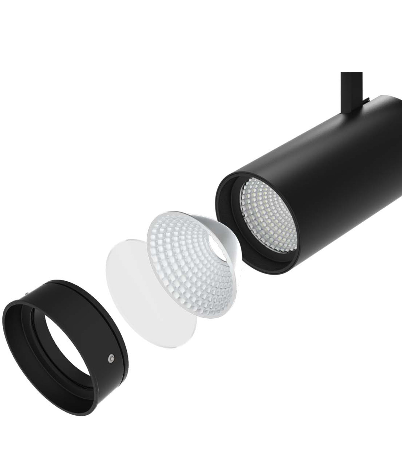 4 Wire 3 Circuit LED Tri-CCT Dimmable Track Head Fittings & Accessories